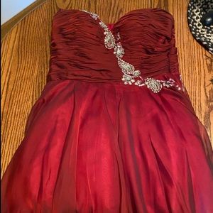 Burgundy Alyce Paris Homecoming Dress